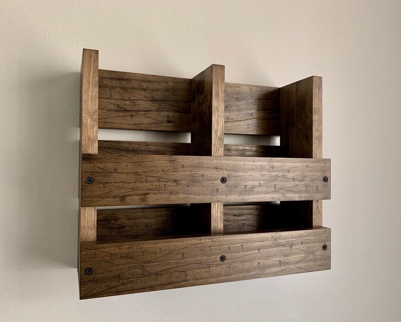 Wall Mounted Double Menu Holder for to Go Menus Menu Rack Etsy