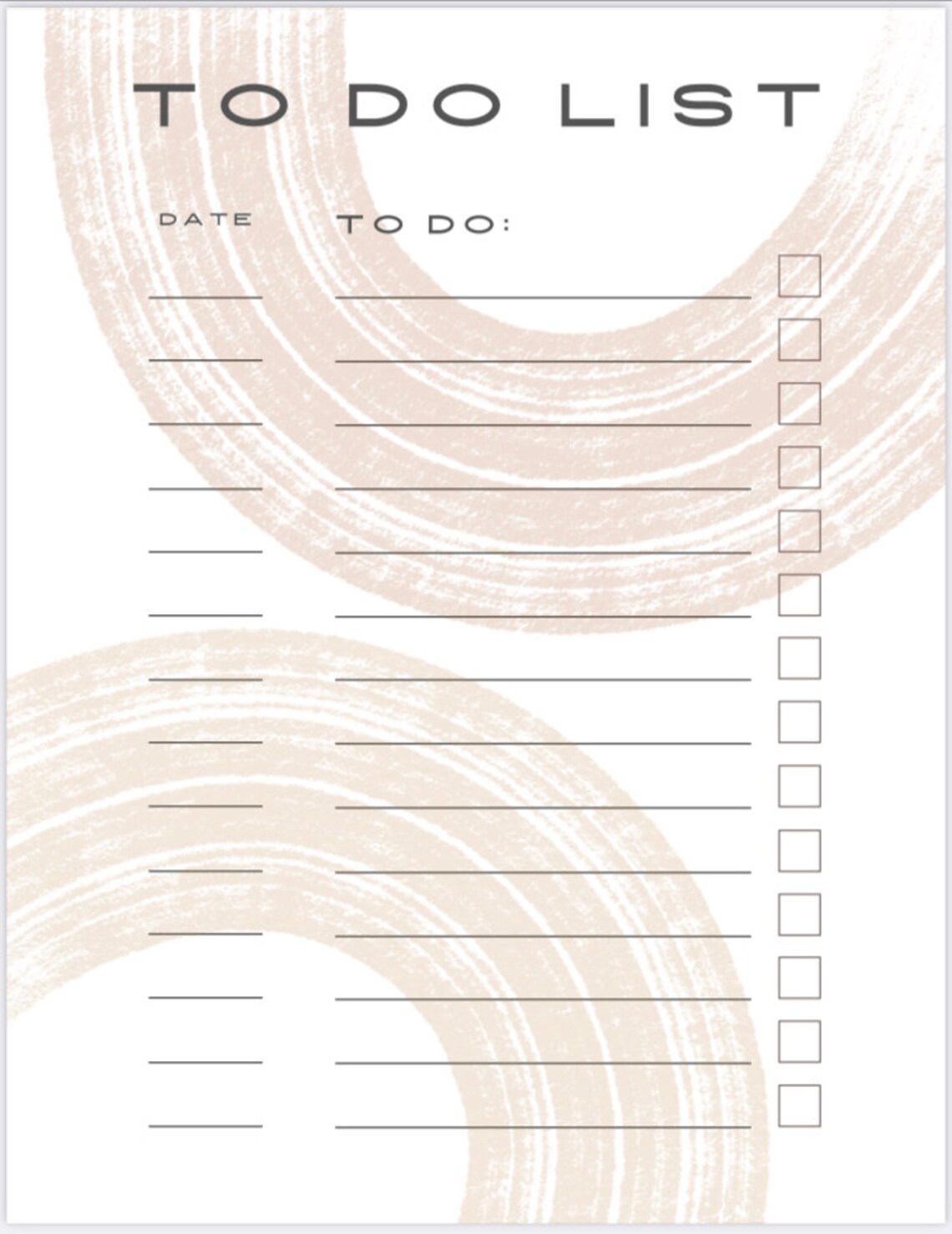 To Do List Etsy