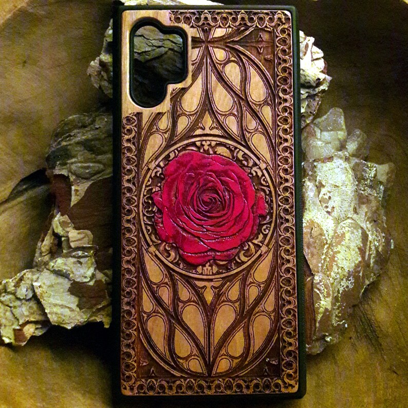 Red Rose Phone Case iPhone Case Gift for Her Wood iPhone 13 Etsy