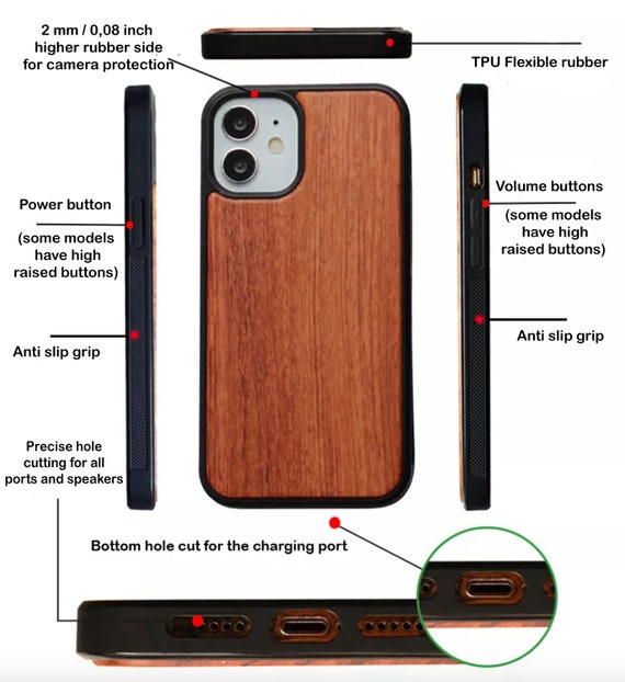Note 20 Ultra S23 S22 S21 S20 Plus Wood Case iPhone 15 Pro 