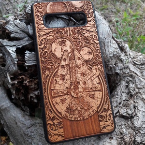 11 12 13 14 15 16 Pro Max Mini Holz Handyhülle, Note 20, Galaxy S24 S23 S22 S21 S20 Ultra Plus Smartphone Holzrückseite Laser geätzt