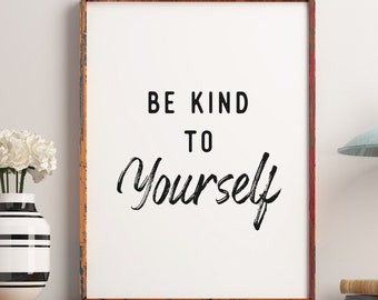Be Yourself Quote Etsy