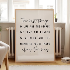 Láminas decorativas con frases inspiradoras para imprimir en la pared - Póster motivacional para descargar en la sala de estar, impresiones de arte digital.