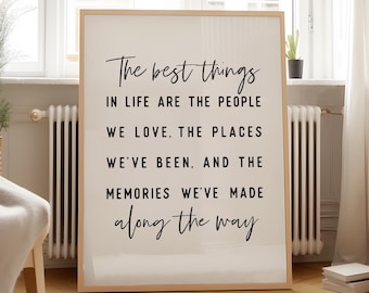 Inspirational Quotes Wall Art Printable - Motivational Poster Download for Living Room, Digital Art Prints
