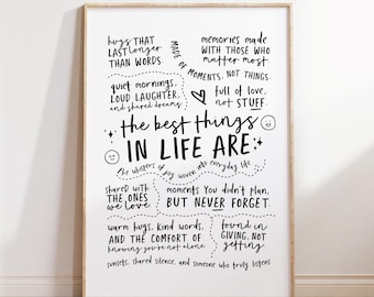 Lámina decorativa con cita inspiradora - Arte mural motivacional para imprimir (descarga digital)