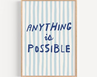 Poster für ein positives Klassenzimmer, Motivationszitat für Schüler, Wandbild zur Förderung des Wachstumsdenkens, digitaler Download