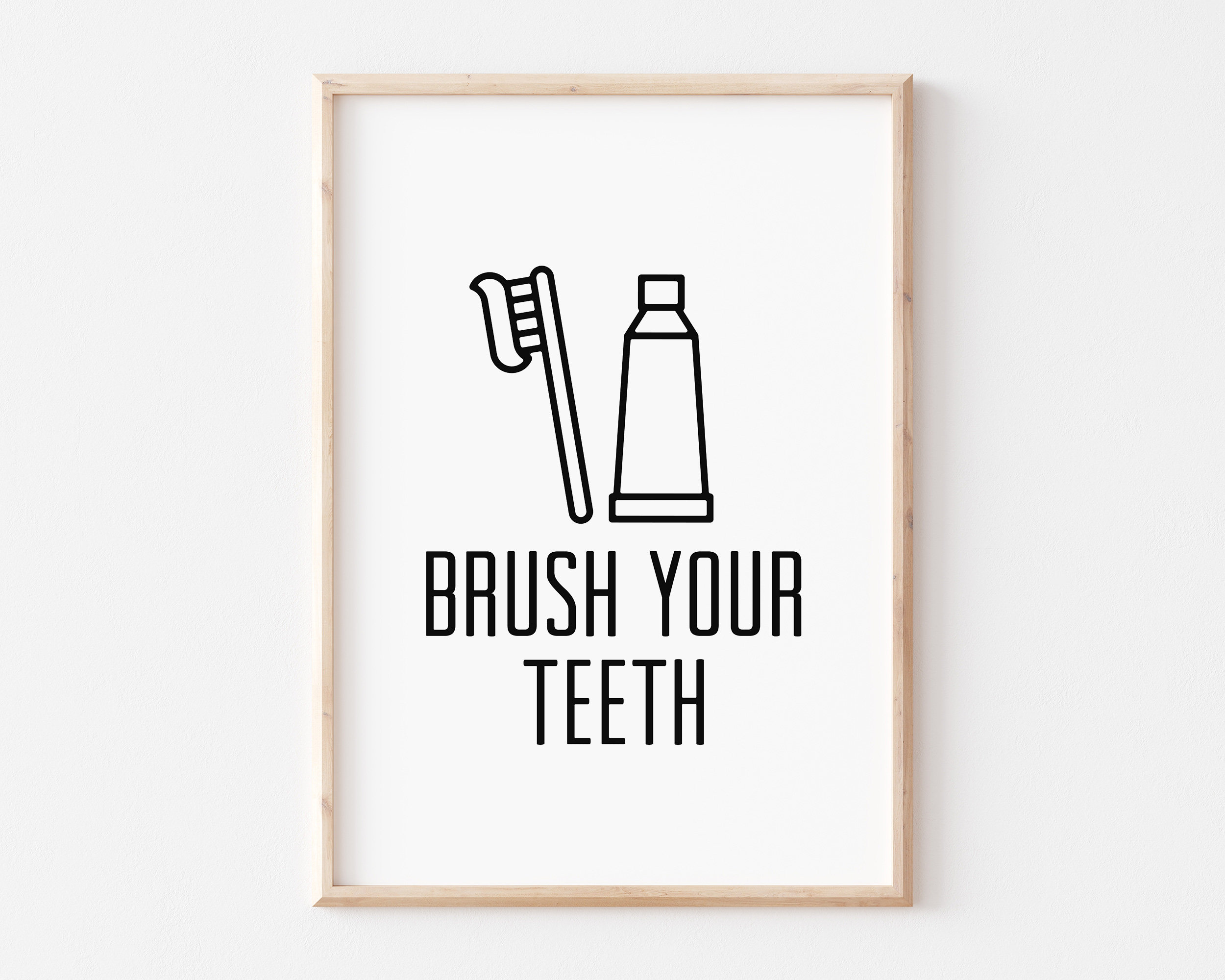 Brush Your Teeth Art