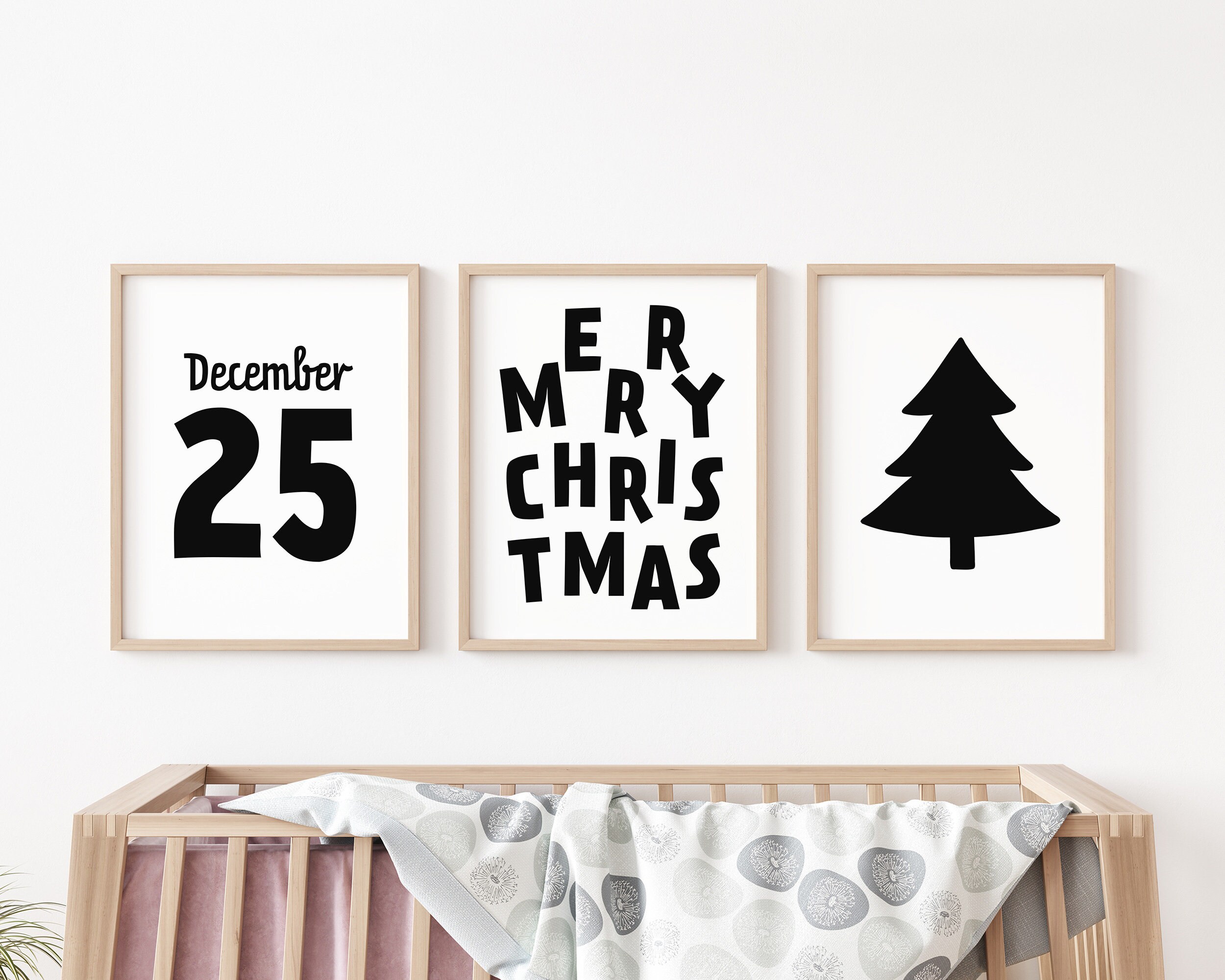Printable Christmas Wall Art, Nordic Holiday Decor, Christmas Prints S – JJ  Design House