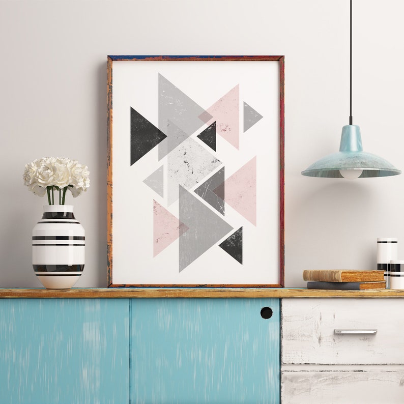 Abstract art Printable art Living room decor entryway Etsy
