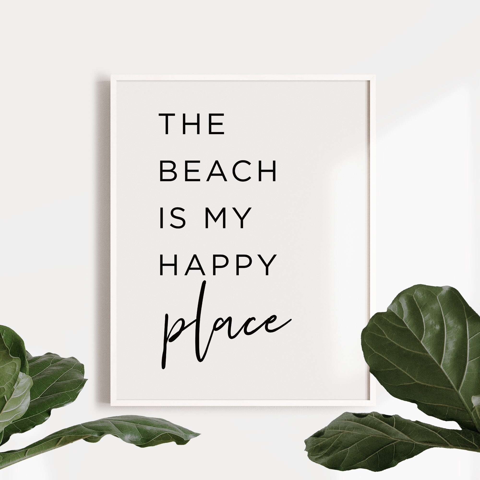 Society6 ケース the beach is my happy place Amazon.co.jp: Zazzy Signs The Beach is My Happy Place サイン