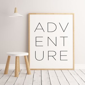 Adventure Nursery, Printable Poster, Nursery Prints, Adventure Prints ...