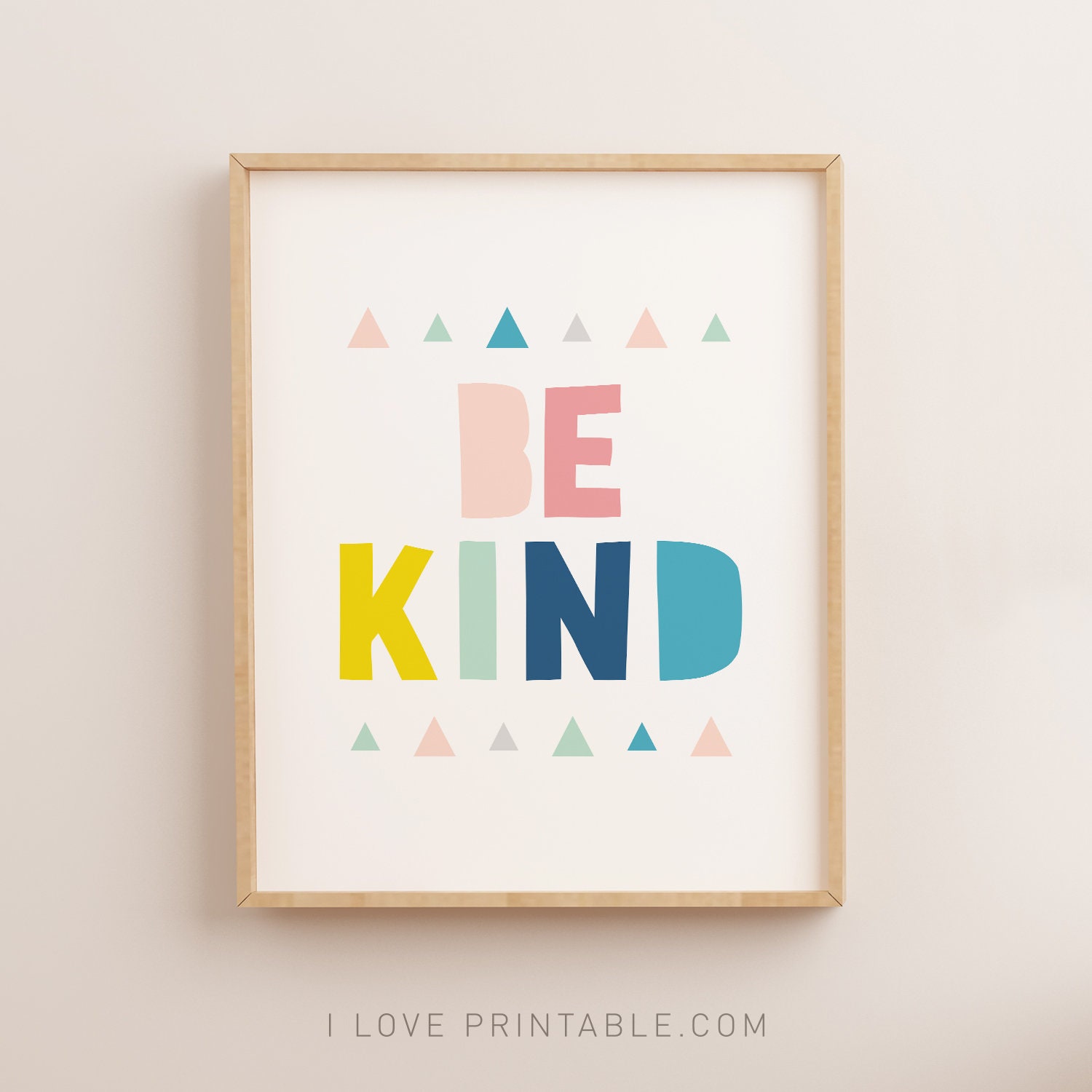 Be Kind Nursery Wall Art Printable Art Baby Boy Nursery Etsy