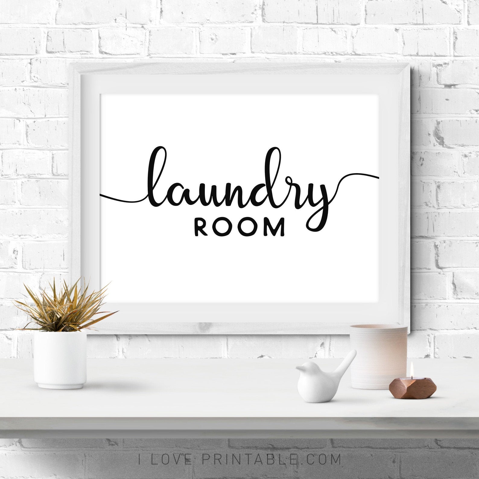 Laundry Room Decor Printable Wall Art Laundry Room Sign | Etsy