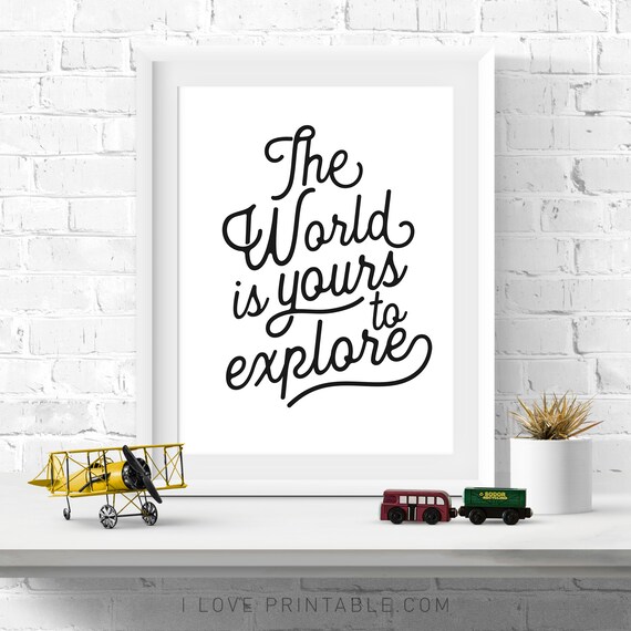 the world is yours - travel bag 50 BLK