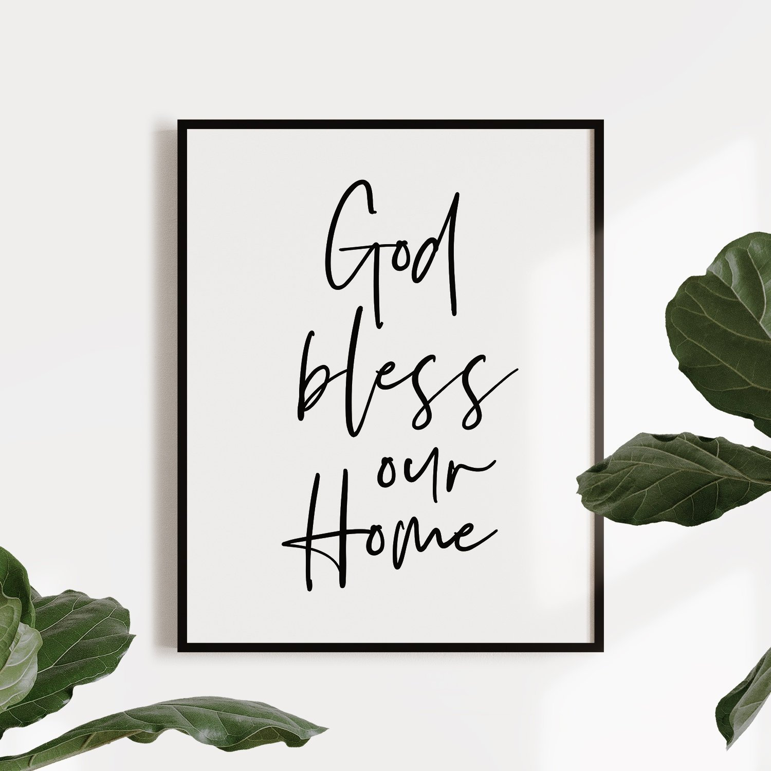 God Bless Our Home New Home Gift Home Sign House Warming Etsy