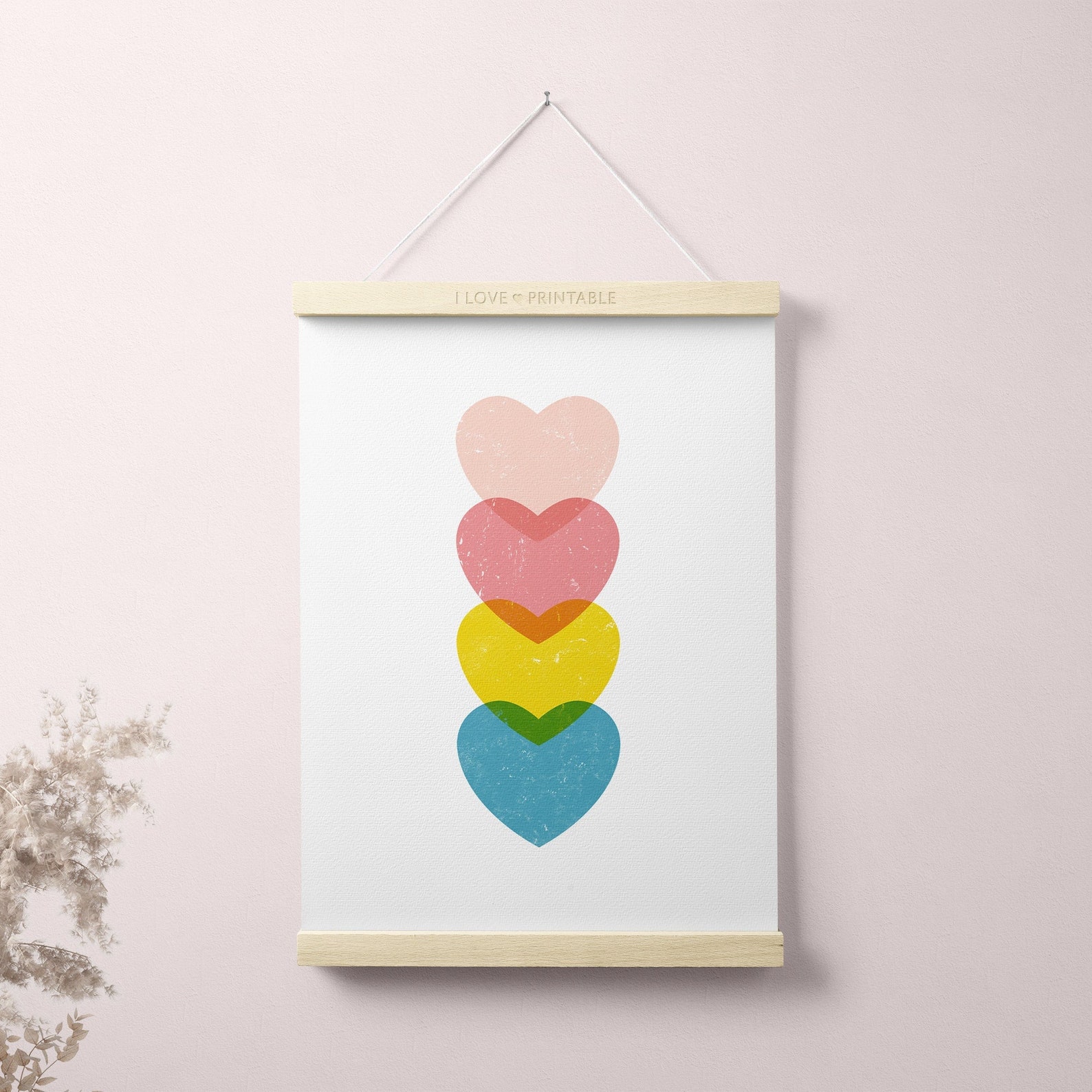 Printable Art Heart Art Graphic Poster Nursery Wall Art - Etsy