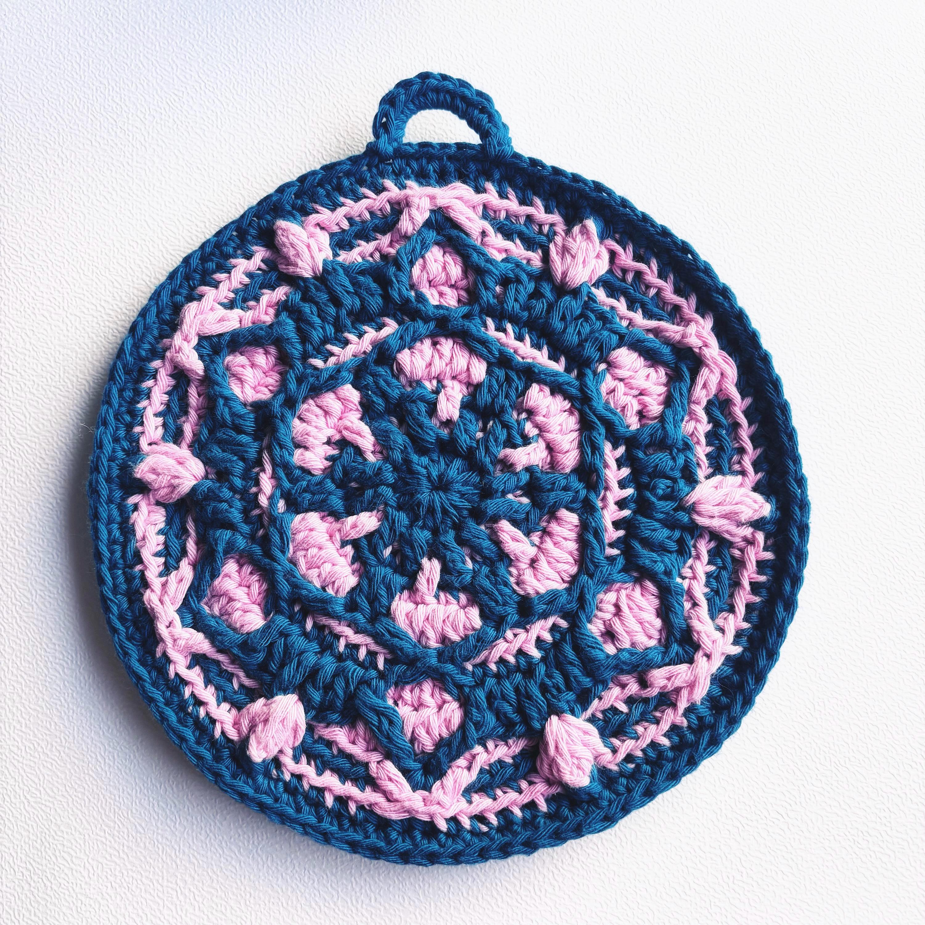 Mosaic Crochet Potholder