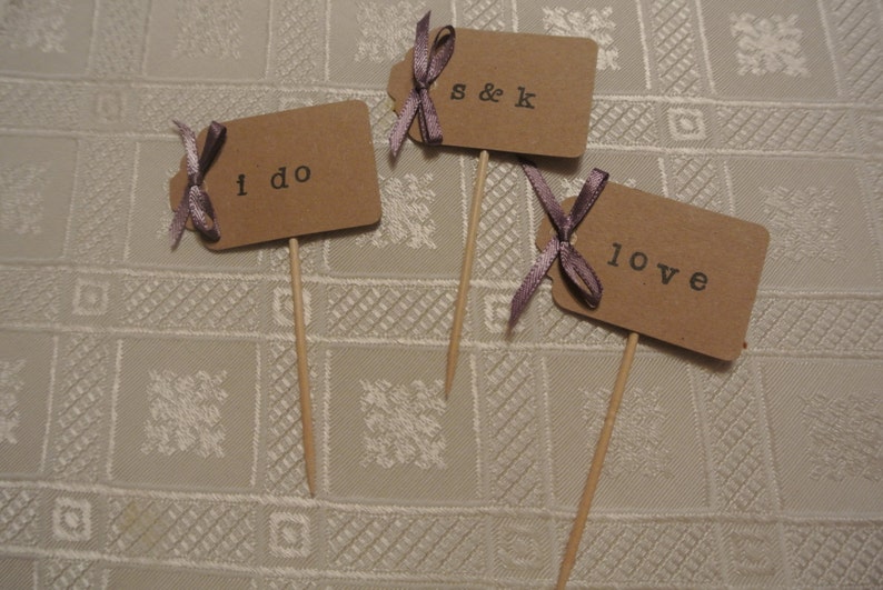 12 X Personalised Hand Made Luggage Tag Rustic Vintage Wedding Etsy UK