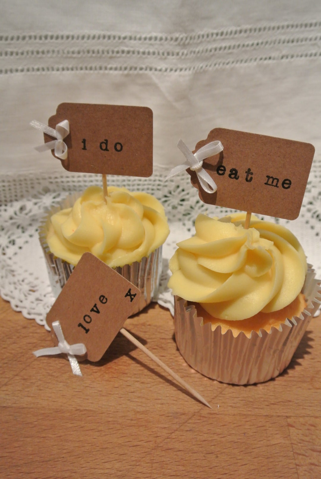 12 X Personalised Hand Made Luggage Tag Rustic Vintage Wedding Etsy UK