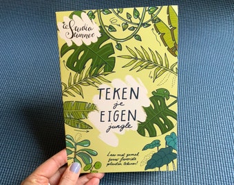 Teken je eigen jungle! - instructie booklet