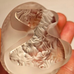 Signed Lalique France Glass Turtle image 10