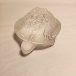 Signed Lalique France Glass Turtle image 8