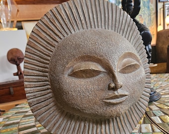 Paul Bellardo 1968 Sun Face Sculpture for Austin Productions