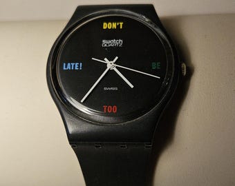 Vintage 1980s Swatch Watch