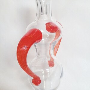 Kjell Engman for Kosta Boda Decanter in the form of a person Barware Collectible Swedish Glass image 3