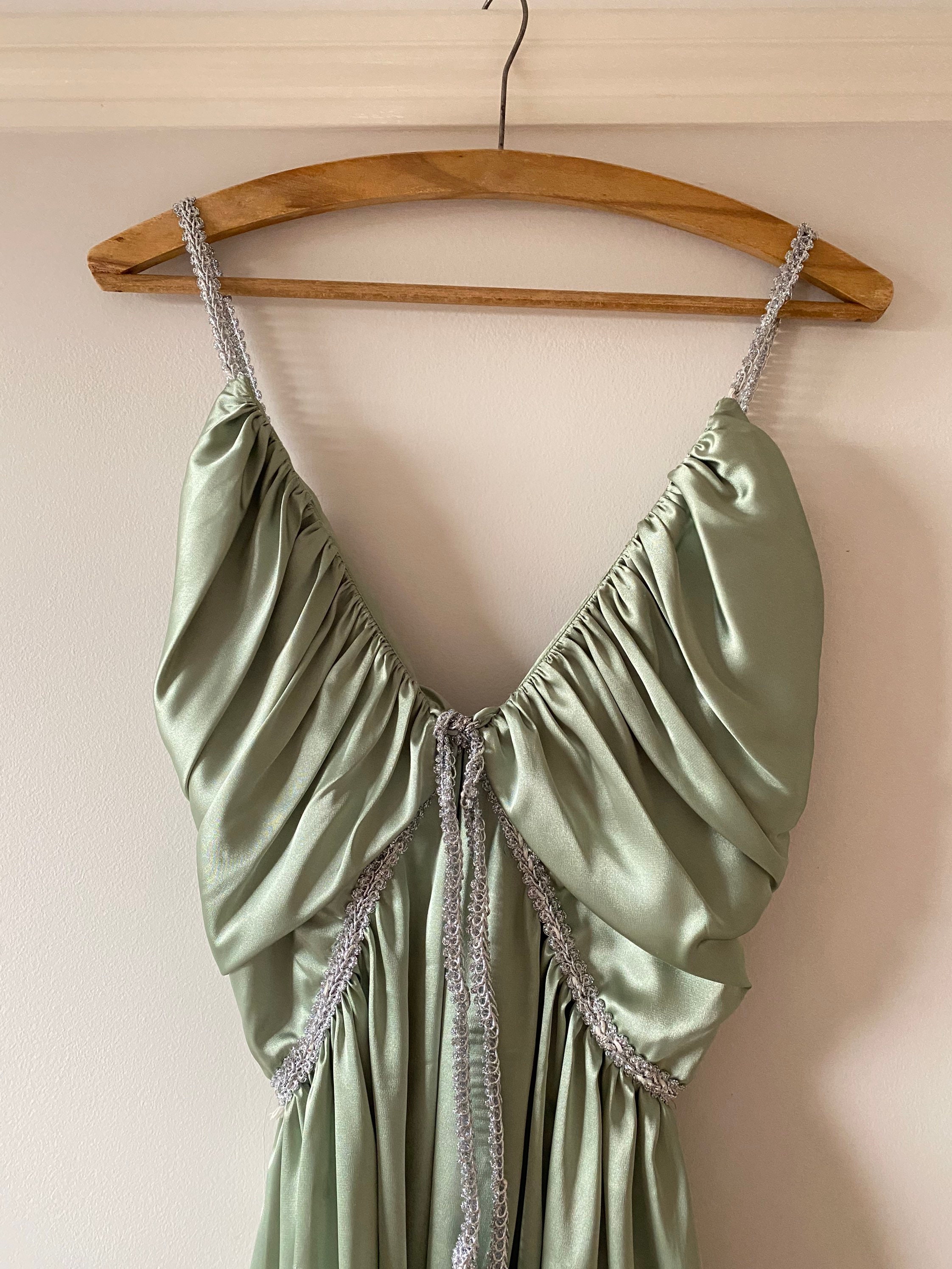 chloe green silk dress Mermaid Emerald Green Prom Dress Long Prom Dresses P1063 – PreppyDress