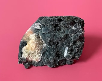 Green Chalcedony with Mordenite and Heulandite Raw Crystal Specimen Chalcedony Cluster Mordenite Specimen Crystal Home Decor Gift Meditation