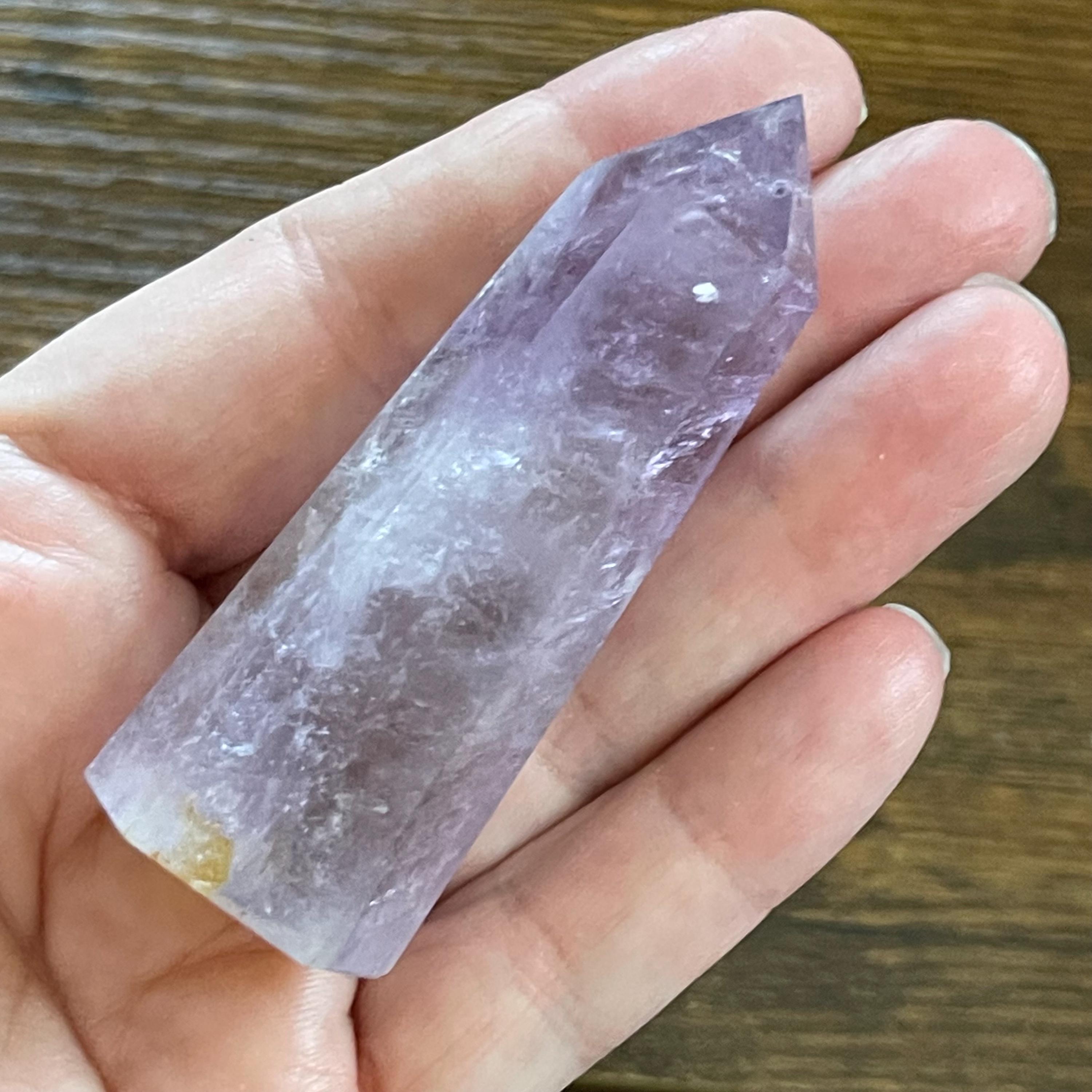 アメジストタワー アメジストクリスタル 宝石オベリスク 彫刻された