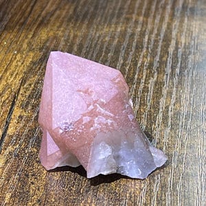 Pink Hematite Quartz Point Pink Quartz Elestial Quartz Natural Hematoid Crystal Point Red Hematite Quartz Crystal Home Decor Gift