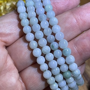 Bracelet Jade Burma Jade Beaded Bracelet 6mm Jade Bracelet Burmese Jade Gemstone Stretch bracelet