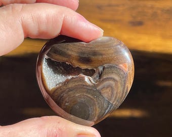 Cuore di cristallo di corniola Druzy cuore di cristallo di corniola cuore di cristallo intagliato