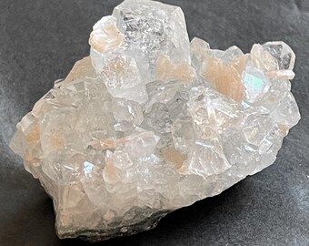 Diamond Apophyllite Chalcedony Stilbite Specimen Raw Crystal Cluster Zeolite Specimen Spiritual Home Decor