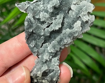 Green Chalcedony Raw Crystal  Specimen Chalcedony Cluster Specimen Crystal Home Decor Gift Meditation Stone Metaphysical decor Gift for Her