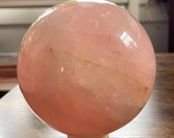 巨大なローズクォーツ球 - Etsy 日本