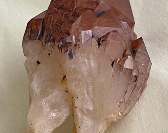 Hematite Quartz Elestial Quartz Point Pink Quartz Crystal Cluster Metaphysical Home Decor Gift For Her Meditation Stone Natural Hematoid
