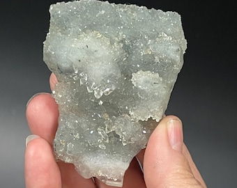 Green Chalcedony Apophyllite Druzy Raw Crystal Specimen Crystal Home Decor Gift for Her Gift for Nature Lover Metaphysical Crystal Cluster