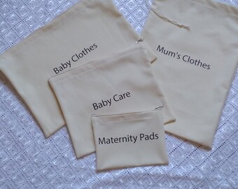 Hospital Bag Organser, Baby Hospital Bag, Baby Diaper Pouch, Baby Shower Gift