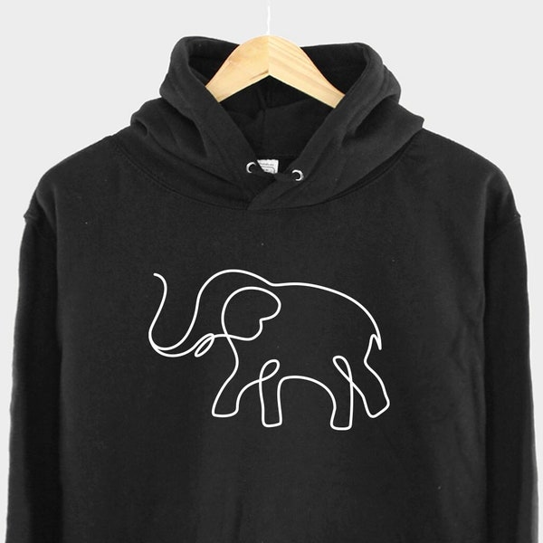 Elephant Hoodie Etsy UK