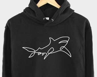 Scuba Diving Hoodie - Shark Hoodie - Scuba Hoody - I Love Sharks Hoodie - Shark Gifts