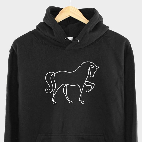 Horse Hoodie Etsy