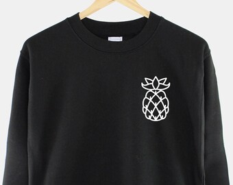 Pineapple Sweatshirt - Etsy UK