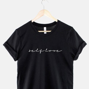 T-shirt d'amour de soi - Mantra de paix et d'amour - Bonnes vibrations - T-shirt de yoga
