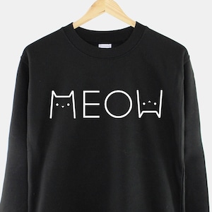 Cute Cat Sweatshirt - Cats Sweater - Womens Sweat Shirt
