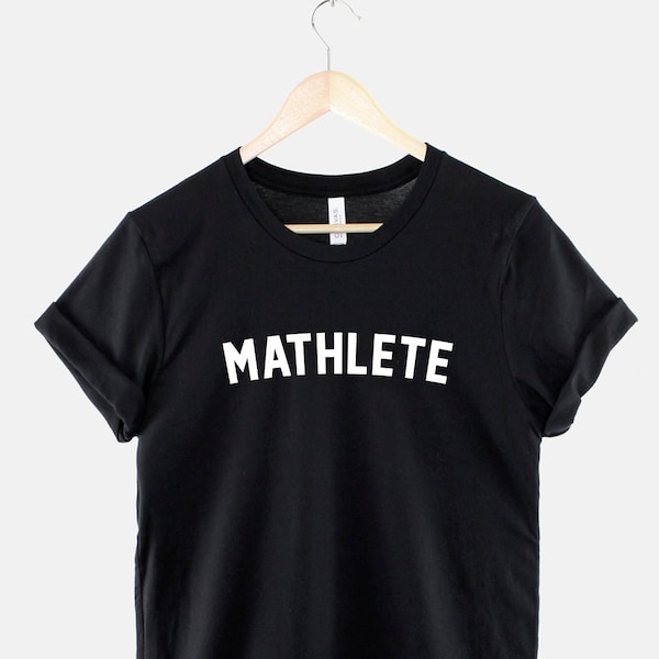 Mathlete T Shirt - PhD College Graduation - Dangerously Overeducated Tshirt - University Graduate T-Shirt