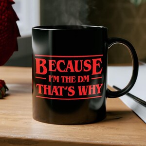 Dungeon Master Coffee Mug - D&D Inspired Ceramic, 11oz