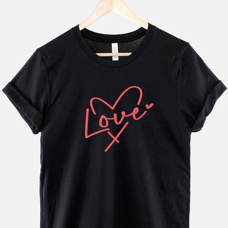 Heart Striped T-Shirt main image 1